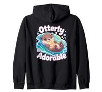 Otterly adorable mignon kawaii loutre animal amateur animal Sweat à Capuche
