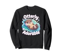 Otterly adorable mignon kawaii loutre animal amateur animal Sweatshirt