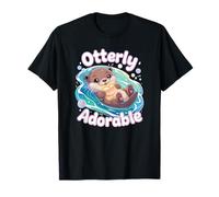 Otterly adorable mignon kawaii loutre animal amateur animal T-Shirt