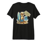 Otterly Awesome Dude Funny Surfer Beach Summer Surf Loutre T-Shirt Haut de Gamme