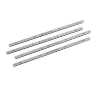 Ottertools FSV Lot de 4 connecteurs de rail de guidage en acier inoxydable, auto-centrage par bords coniques - Compatible avec Makita & Festool - Pour des coupes précises et sans décalage