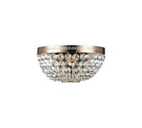 Ottilia Applique Murale Flush Or & Cristal, 2 Lumières, E14