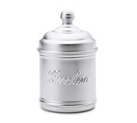Italo Ottinetti Boîte de rangement en aluminium mat avec inscription 10 cm Zucchero