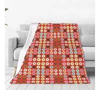 OTTKGGA Belle couverture en flanelle ultra douce en micro-polaire chaude anti-boulochage pour maison, canapé, lit, salon