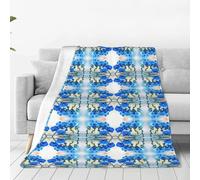 OTTKGGA Belle orchidée ultra douce en micro-polaire couverture flanelle chaude anti-boulochage maison canapé lit salon