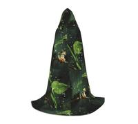 OTTKGGA Cape à capuche grenouille et pluie pour adolescents - Robe de sorcière vampires - Faucheuse - Costume de fête masquée