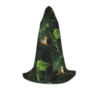 OTTKGGA Cape à capuche grenouille et pluie pour adolescents - Robe de sorcière vampires - Faucheuse - Costume de fête masquée