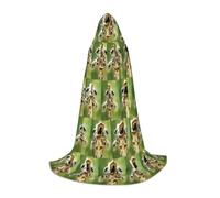 OTTKGGA Cape à capuche pour adolescent, déguisement de sorcière, vampires, faucheuse et moquette, costume de fête costumée