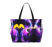 OTTKGGA Galaxy Energy Sac de voyage de plage grande capacité avec fermeture éclair étanche pour piscine, vacances, salle de sport, Noir , Taille unique