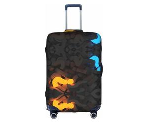 OTTKGGA Housse de protection élastique anti-rayures pour valise de 45,7 à 81,3 cm, blanc, M