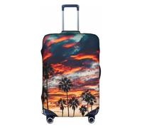 OTTKGGA Range Blaze Housse de protection élastique anti-rayures pour valise de 45,7 à 81,3 cm, blanc, L
