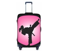 OTTKGGA Taekwondo Housse de protection élastique anti-rayures pour valise de 45,7 à 81,3 cm, blanc, XL