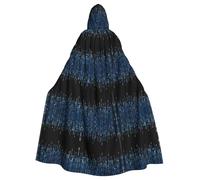 OTTKGGA The Blue Binary Cape à capuche décorative pour adultes Vampires sorcières mystérieuses Cosplay Carnaval fêtes