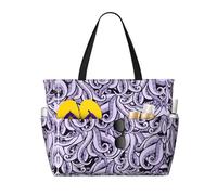 OTTKGGA The Sea Witch Sac de voyage grande capacité avec fermeture éclair Sac fourre-tout étanche pour la piscine, les vacances, la salle de sport, Noir , Taille unique