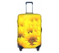 OTTKGGA Yl5bcv-500-Eff864c1b873301d47f6e8b8cabe9 Housse de protection élastique anti-rayures pour valise de 45,7 à 81,3 cm, blanc, L