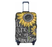 OTTKGGA You are My Sunshine Housse de protection élastique anti-rayures pour valises de 45,7 à 81,3 cm, blanc, XL