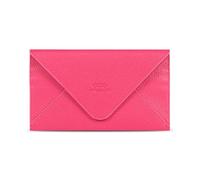 Otto Angelino en Cuir véritable Embrayage et Porte-Carte de crédit - enveloppe-Style Portefeuille de Voyage avec magnétique Fermoir - ID, Smartphone - Blocage des Signaux RFID (Rose)