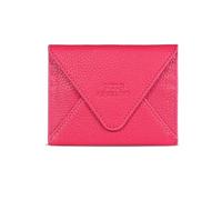 Otto Angelino Porte-Cartes de crédit en Cuir véritable et Portefeuille de Voyage enveloppe avec Fermoir magnétique - Blocage des Signaux RFID (Rose)