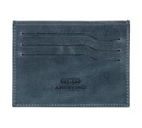 Otto Angelino Porte-Cartes Minimaliste Ultra-Fin en Cuir Véritable (Bleu)