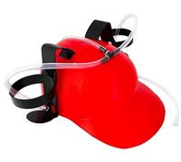 OTTO Casque rouge a biere deux supports - boire - boisson - match - fete soiree