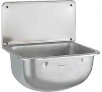 Otto Haas évier en inox "ANITA" avec paroi arrière, satiné, 450 x 330 x 220 mm 6260