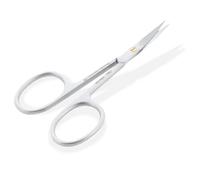 Otto Herder® - Ciseaux à cuticules - En acier inoxydable - Vis dorée - 9 cm - Pour une coupe précise des cuticules