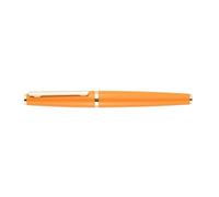 Otto Hutt 946258 Design 06 Stylo roller en aluminium Orange avec ferrures PVD dorées Fabriqué en Allemagne