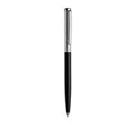 Otto Hutt Design 01 Stylo à bille 001-11425 - Kuli avec revêtement de haute qualité, surface de couleur noir mat Ruthénium - avec recharge de grande capacité M, bleu