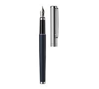 Otto Hutt Design 01 Stylo plume 028-11440 - Stylo plume avec revêtement de haute qualité et surface brillante de couleur bleue - Force de plume F
