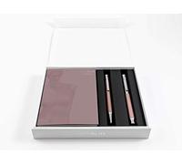 Otto Hutt Design 04 118-11462 Lot de stylos à bille, Beau Coffret Stylo, avec revêtement de qualité supérieure, vernis mat de couleur rose nacré, épaisseur de plume M et plume en or 18 carats