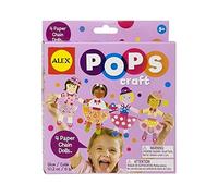 OTTO Kit creation guirlande en papier 4 poupees mode - 80 pieces (autocollants, formes a coller) - des 5 ans