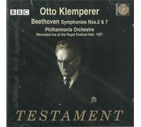 Otto Klemperer - Beethoven: Symphonies Nos. 2 & 7 [Import]