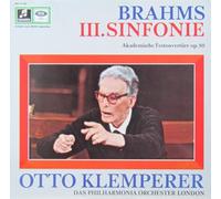 Otto Klemperer & Philharmonia Orchester London - Brahms: Sinfonie Nr. 3 F-dur op. 90 / Akademische Festouvertüre op. 80 [Vinyl LP] [Schallplatte] [Vinyl] Otto Klemperer & Philharmonia Orchester London; Johannes Brahms; Otto Klemperer and Philharmonia Orchester London
