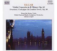 Otto Nopp Elgar - Violin Concerto in B Minor/ Overture: Cockaigne (In Londo (CD)