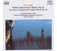 Otto Nopp Elgar - Violin Concerto in B Minor/ Overture: Cockaigne (In Londo (CD)