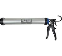 OTTO Pistolet à main H 600 - Pistolet à main pour sac en aluminium de 600 ml et cartouches de 280 à 310 ml - Qualité professionnelle - Cylindre rotatif en aluminium - Rapport de vitesse 17:1