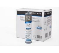 OTTO-SEAL A215 Lot de 20 mastic de réparation granuleux pour intérieur et extérieur 1K Gris clair 310 ml Mastic acrylique pour réparer les fissures de maçonnerie et de plâtre Peut être peint