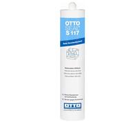 OTTO-SEAL S117 Silicone mat pour marbre, granit, pierre naturelle, grès, quartzite, gneiss, porphyre, sanitaire, salle de bain, douche, mur, façade, construction, joints sanitaires, intérieur et