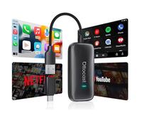 OTTOCAST 2026 Amélioré Play2Video Ultra sans Fil CarPlay & Android Auto Adapter, Boîtier AI pour Véhicules avec CarPlay Filaire d'Usine, Streaming Vidéo Intégré, WiFi 6, Bluetooth 5.4, 4 Go+32 Go
