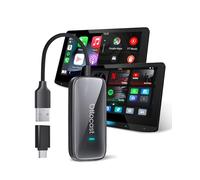 OTTOCAST 2026 Nouveau Adaptateur CarPlay & Android Auto sans Fil, Play2video Ultra Plug & Play 5G Chip, avec Youtube/Netflix/Prime Video CarPlay AI Box pour Voitures avec CarPlay Filaire après 2016