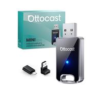 OTTOCAST Adaptateur sans Fil pour CarPlay & Android Auto, convertisseur 2-en-1 Filaire vers sans Fil, Plug & Play, reconnexion Automatique, Configuration Facile, Ultra Compact