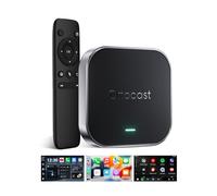 OTTOCAST E2 AI Boîtier avec Télécommande, 2026 Améliorée 3-en-1 Adaptateur sans Fil CarPlay et Android Auto, Android 13 Multimédia Vidéo avec Netflix Youtube, 4+64 Go, Téléchargez Toute Application