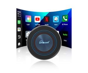 OTTOCAST i3 BMW CarPlay AI Box, OttoAiBox Android 13 avec Netflix/Youtube | téléchargement d’applications, WiFi & carte SIM 4G, compatible BMW & véhicules avec CarPlay sans fil d’origine (8Go+128Go)