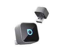 OTTOCAST Mini 3.0 Slim 2026 Upgrade Adaptateur Wireless CarPlay & Android Auto, 2-en-1 Dongle, Conversion du Filaire au sans Fil, Faible Latence, Connexion Auto Rapide, Argent