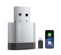 OTTOCAST Mini Nova, Adaptateur 2 en 1 CarPlay Sans Fil et Android Auto Version Améliorée 2026 pour Téléphones iOS et Android, Connexion Stable Sans Latence, Connexion Automatique, Design Ultra-Compact