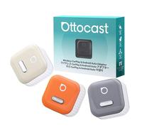 OTTOCAST Mini Pico 2026 Amélioré, Adaptateur sans Fil 2 en 1 CarPlay & Android Auto avec Adaptateur USB-A/C, Changement de Téléphone par Un Bouton, Plug & Play pour Téléphones iOS 10+ & Android 11+