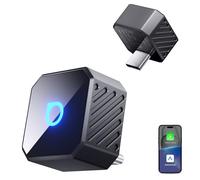 OTTOCAST Mini Pot Type C 2026, Adaptateur USB-C sans Fil pour CarPlay et Android Auto, Compatible avec iOS 10+/Android 11+ et Véhicules à Partir de 2016, Plug & Play, Mises à Jour OTA, Noir