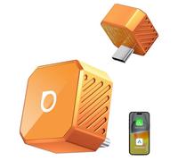 OTTOCAST Mini Pot Type C 2026, Adaptateur USB-C sans Fil pour CarPlay et Android Auto, Compatible avec iOS 10+/Android 11+ et Véhicules à Partir de 2016, Plug & Play, Mises à Jour OTA, Orange