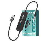 Ottocast Mirror Touch Édition 2025, Adaptateur CarPlay sans Fil & Screen Mirroring, Plug & Play, Compatible avec iPhone 15+ et Android prenant en Charge DisplayPort