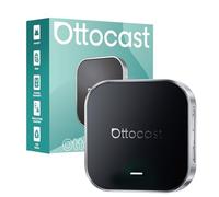 OTTOCAST OttoAibox E2 2026, Boîtier de Streaming Android 13 CarPlay et Android Auto sans Fil, Adaptateur CarPlay sans Fil Dual WiFi, Écran Divisé, Bluetooth 5.0, Mise à Jour FOTA